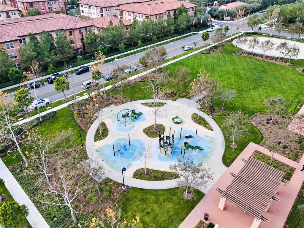 129 Excursion Irvine, CA 92618 - Photo 49 of 53 an aerial view of a house with outdoor space pool patio and outdoor seating