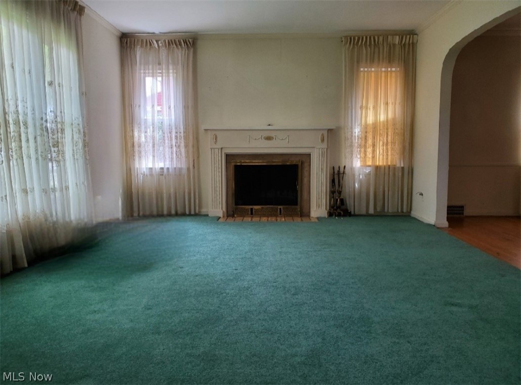 3958 Lansdale Road Cleveland, OH 44118 - Photo 3 of 13 Living room with Fireplace.