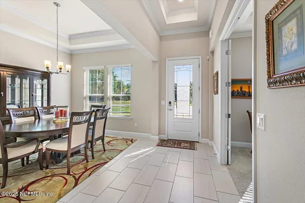 a view of a livingroom with furniture and window