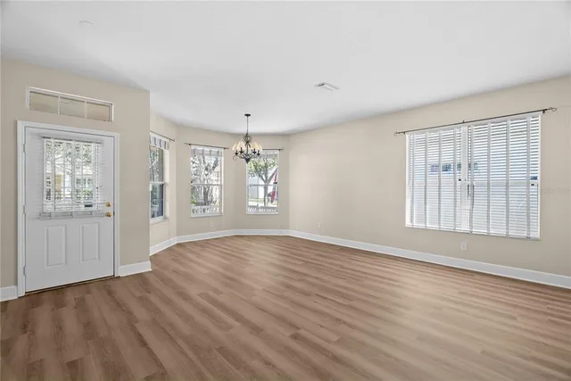 a view of small space with racks on the wall