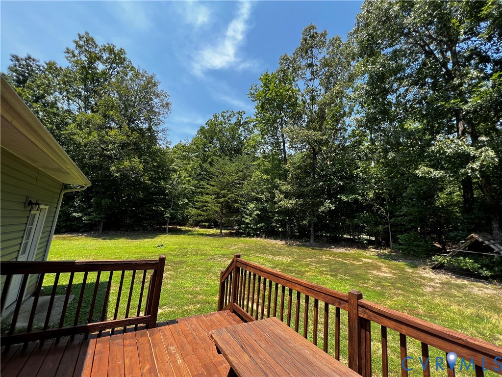 594 Landing Road Farmville, VA 23901 - Photo 21 of 21 a view of balcony with wooden floor and fence