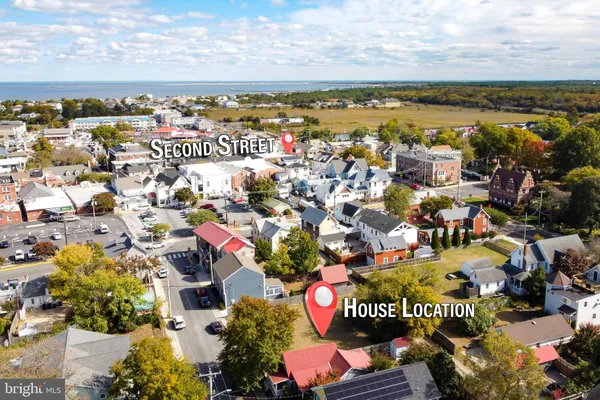 a view of city and ocean