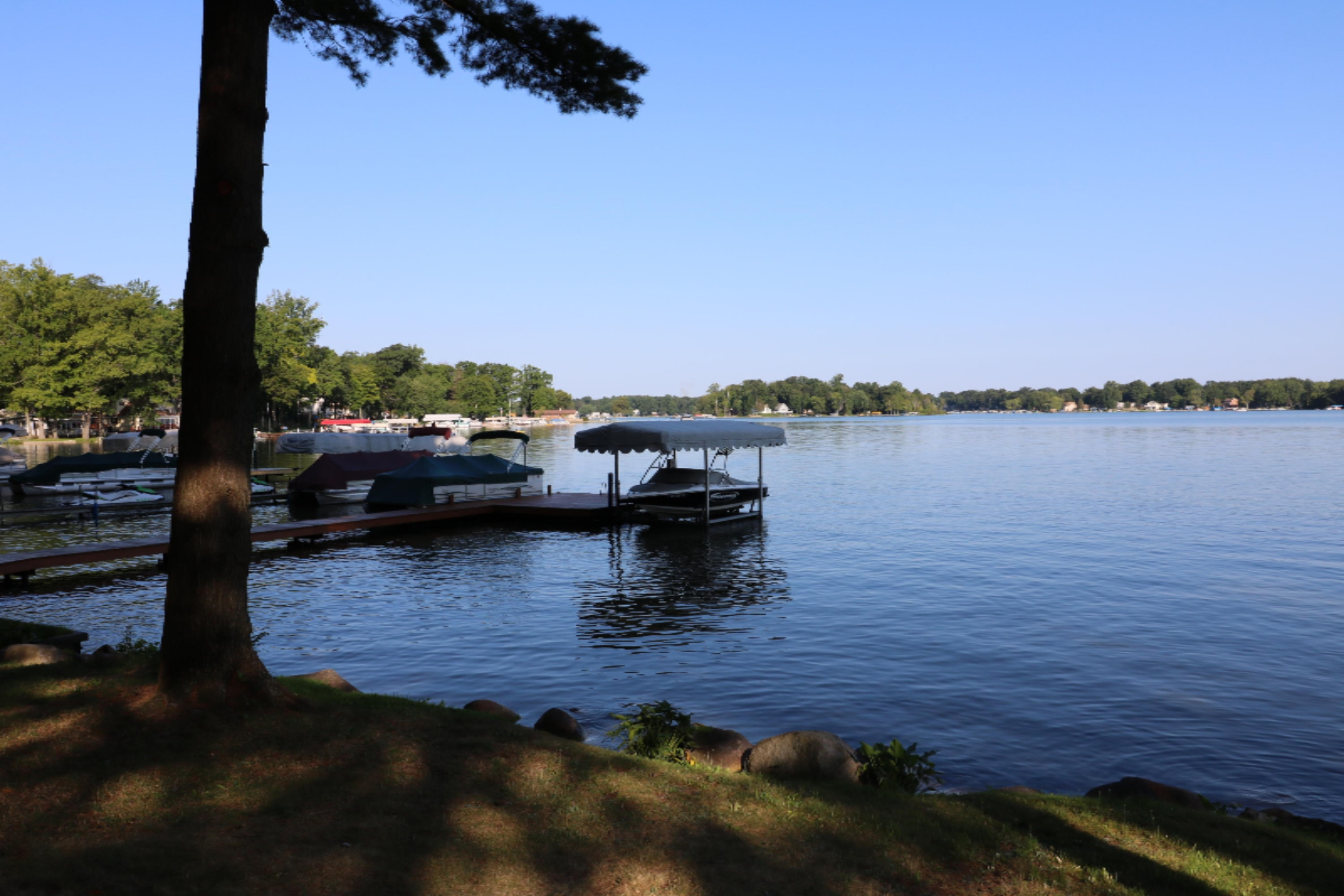 30796 Polk Road Dowagiac, MI 49047 - Photo 9 of 13 Lake view from the beach left