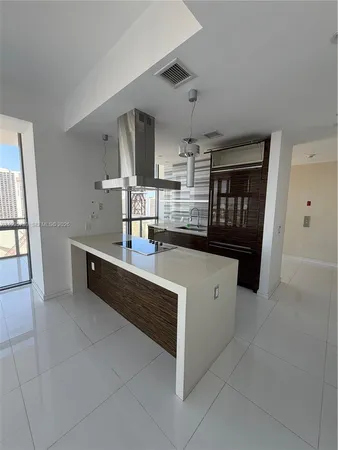 a view of kitchen with windows