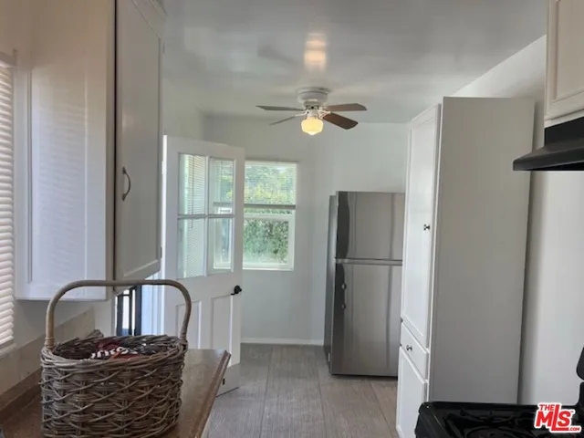 a room with furniture