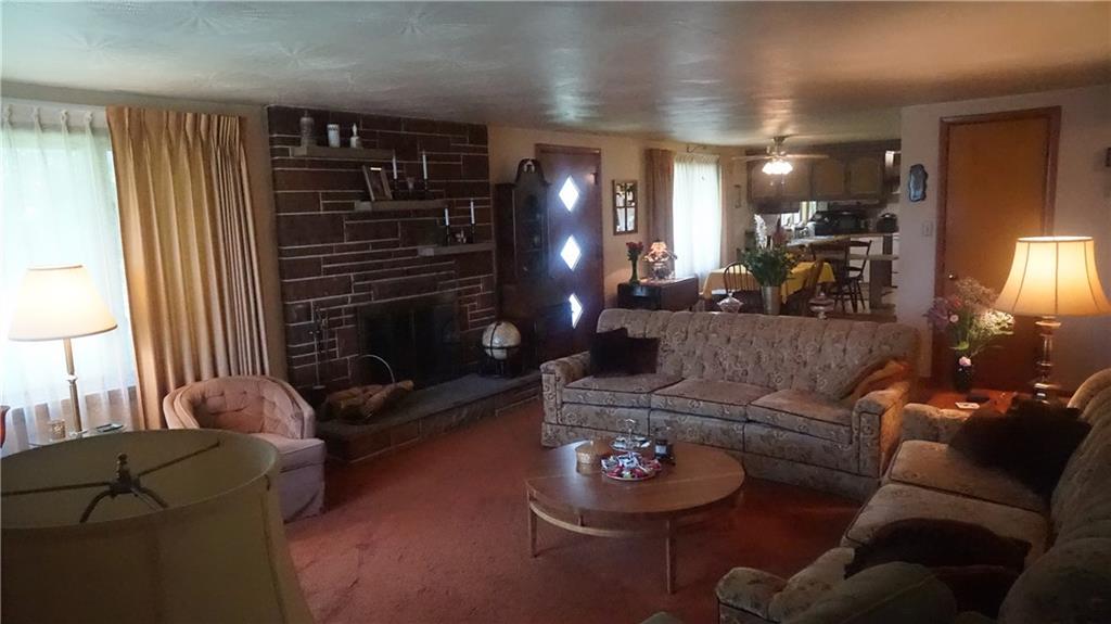 338 Dick Road Butler, PA 16001 - Photo 4 of 23 Stunning Stone Fire Place