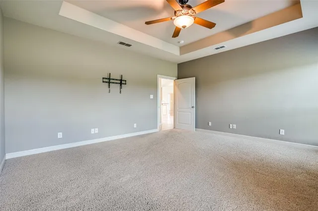 en view with an empty room