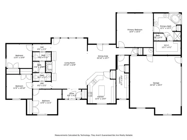 a picture of a bathroom with a shower