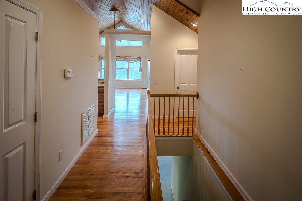 1394 Grandview Drive Extension Boone, NC 28607 - Photo 3 of 44 a view of hallway with wooden floor