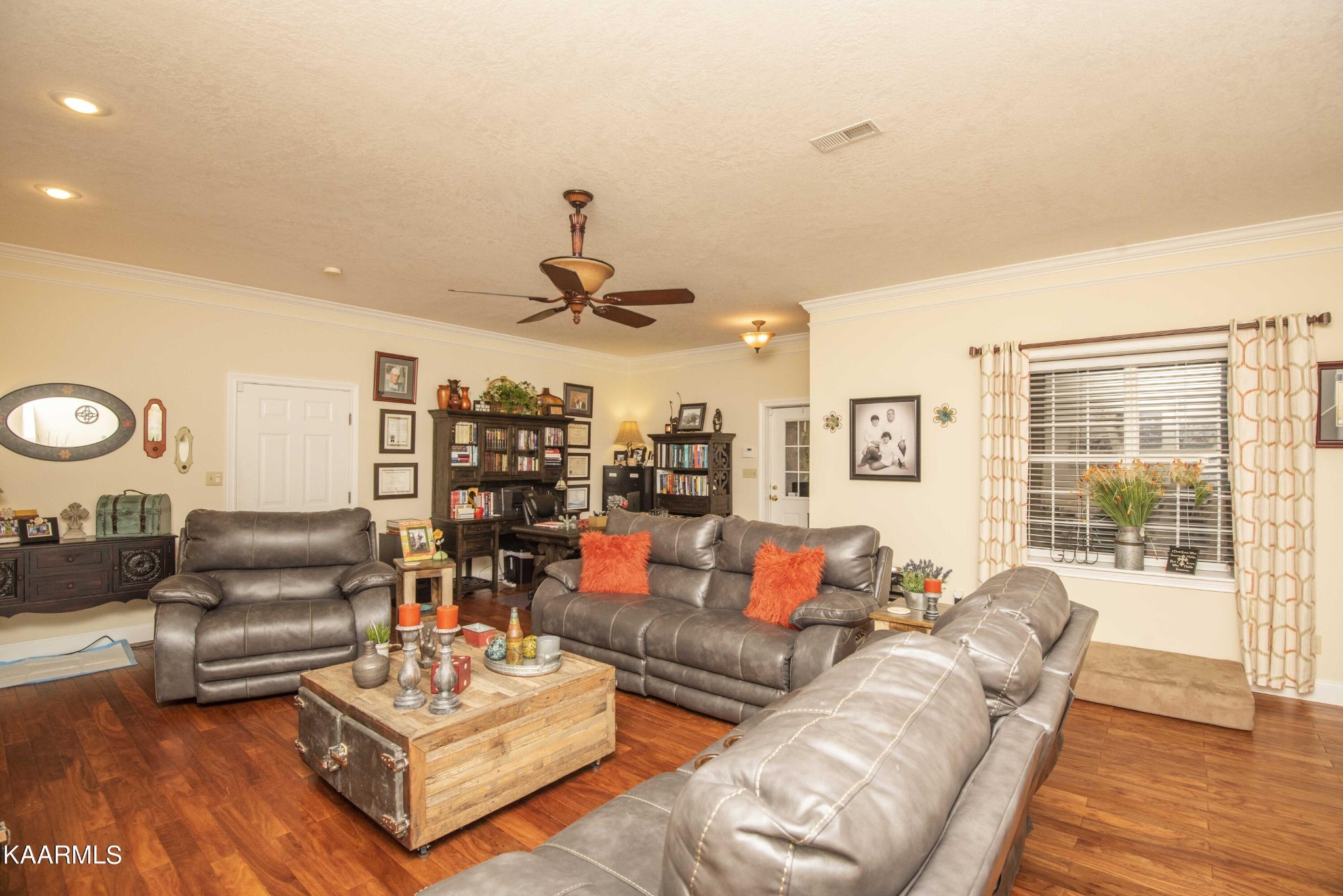 7412 Ridge Haven Court Corryton, TN 37721 - Photo 35 of 59 a living room with furniture kitchen view and a large window