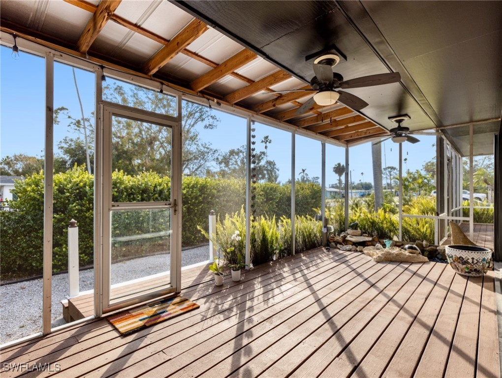 3666 Princeton Street Fort Myers, FL 33901 - Photo 7 of 31 a view of a patio with wooden floor