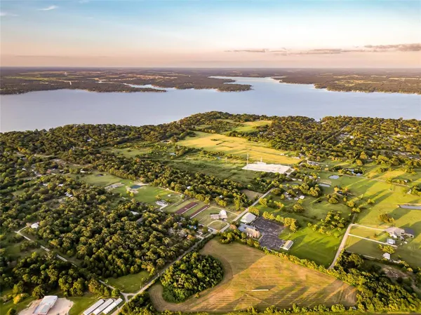 a view of a city with an ocean