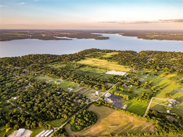 a view of a city with an ocean
