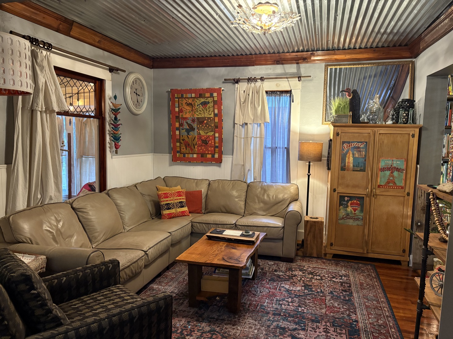 802 Paddock Avenue Ashton, IL 61006 - Photo 9 of 37 a living room with furniture a flat screen tv and next to a window