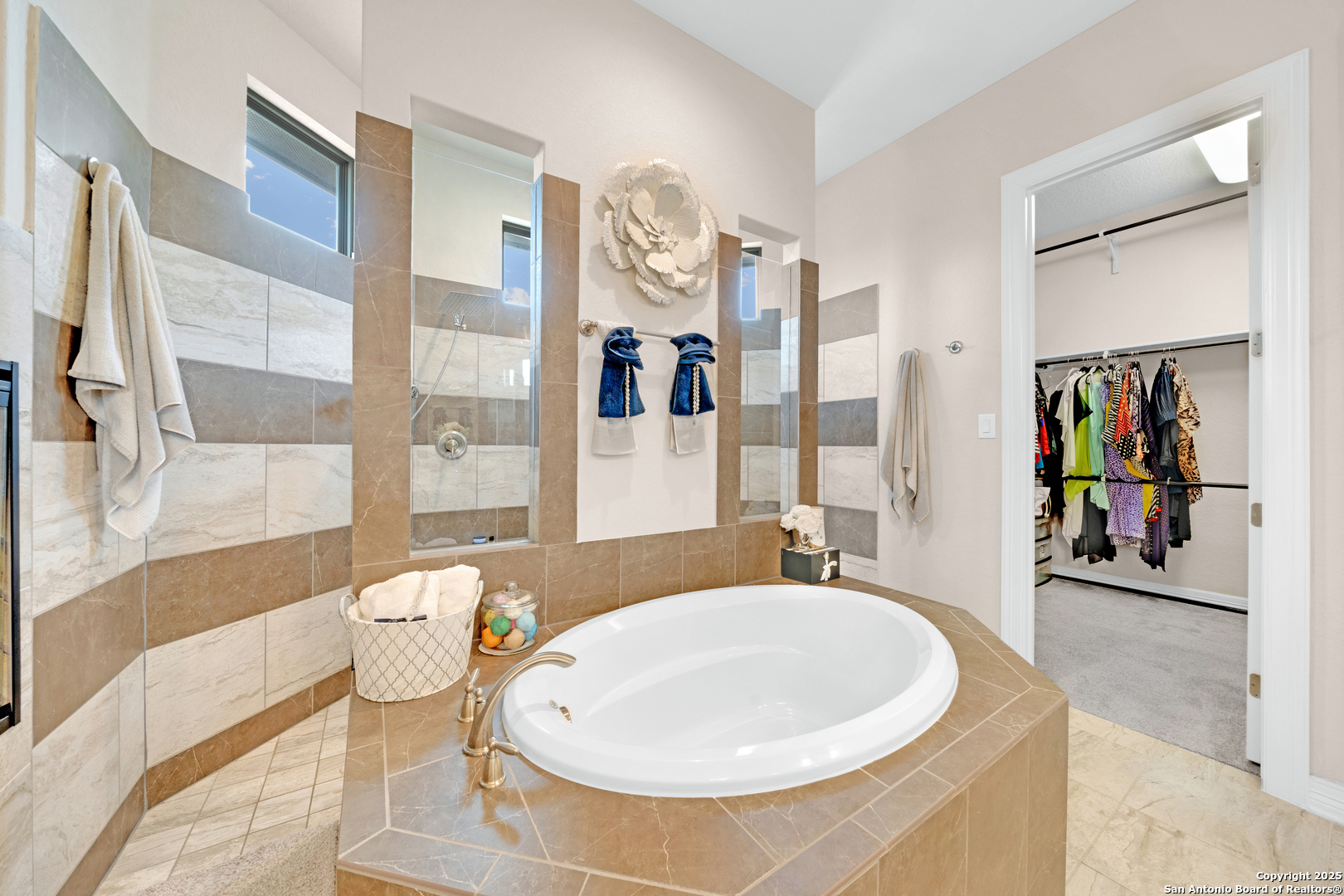 7151 Agarita Mist Fair Oaks Ranch, TX 78015 - Photo 21 of 49 a bathroom with a sink and a mirror