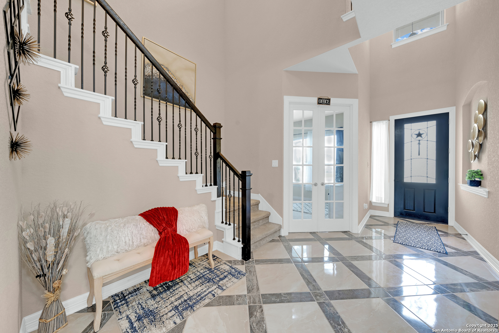 7151 Agarita Mist Fair Oaks Ranch, TX 78015 - Photo 4 of 49 a view of entryway and hall with wooden floor