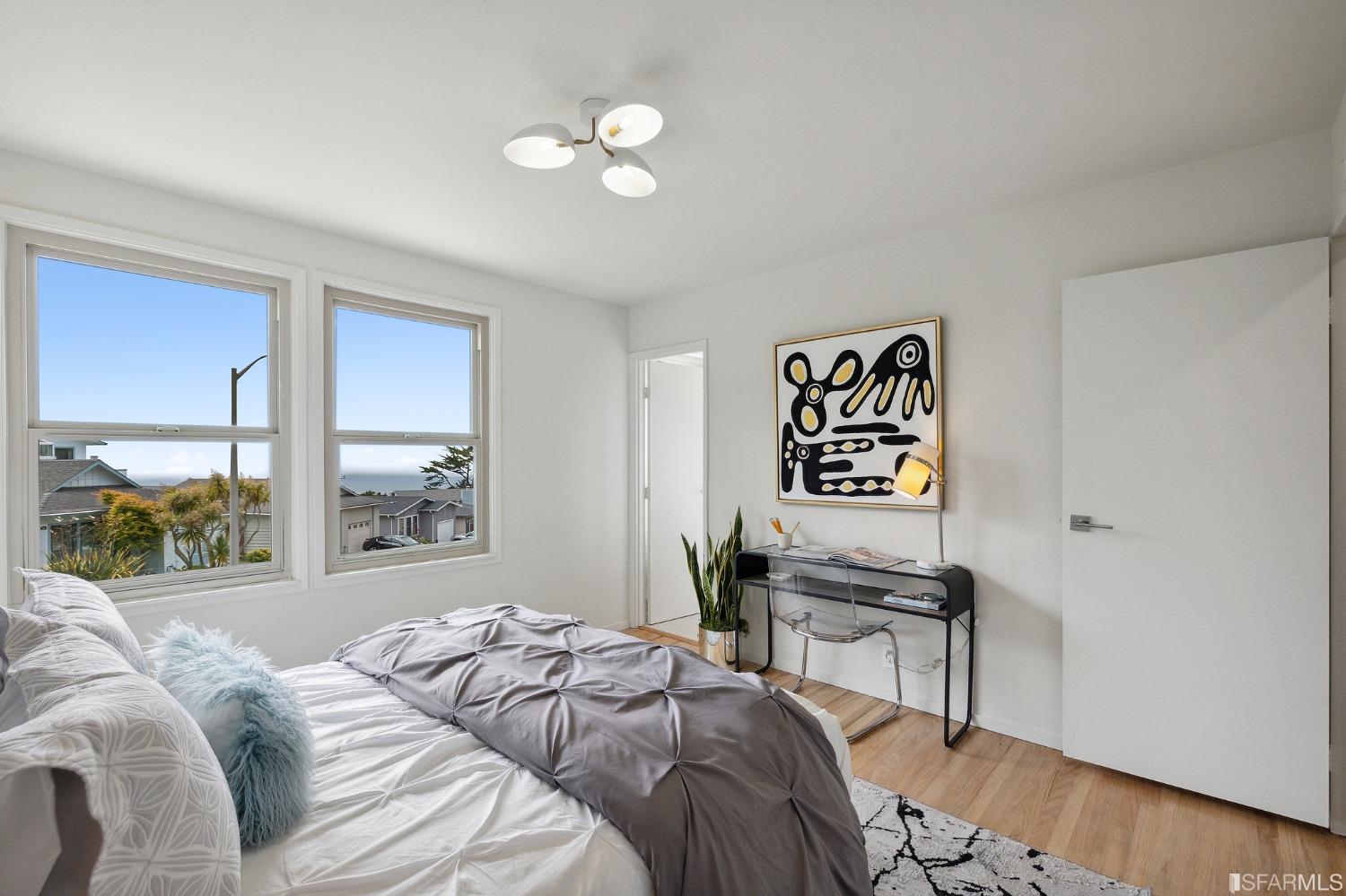 39 Idlewild Court Pacifica, CA 94044 - Photo 27 of 79 a bedroom with a bed and a window