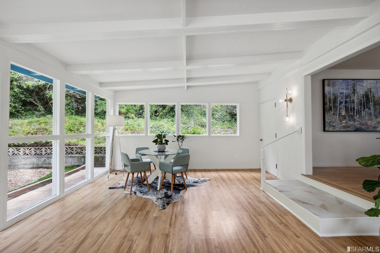 39 Idlewild Court Pacifica, CA 94044 - Photo 42 of 79 a workspace with wooden floor and a window