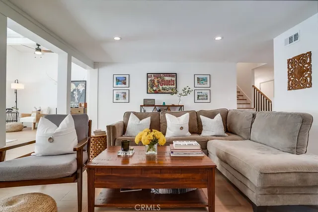 a bathroom with a sink vanity and a mirror