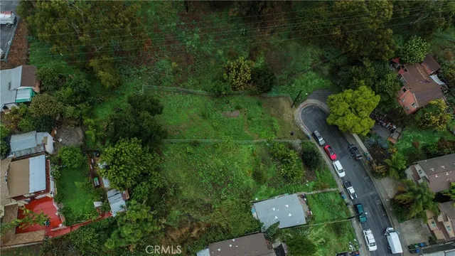 an aerial view of residential building and city view