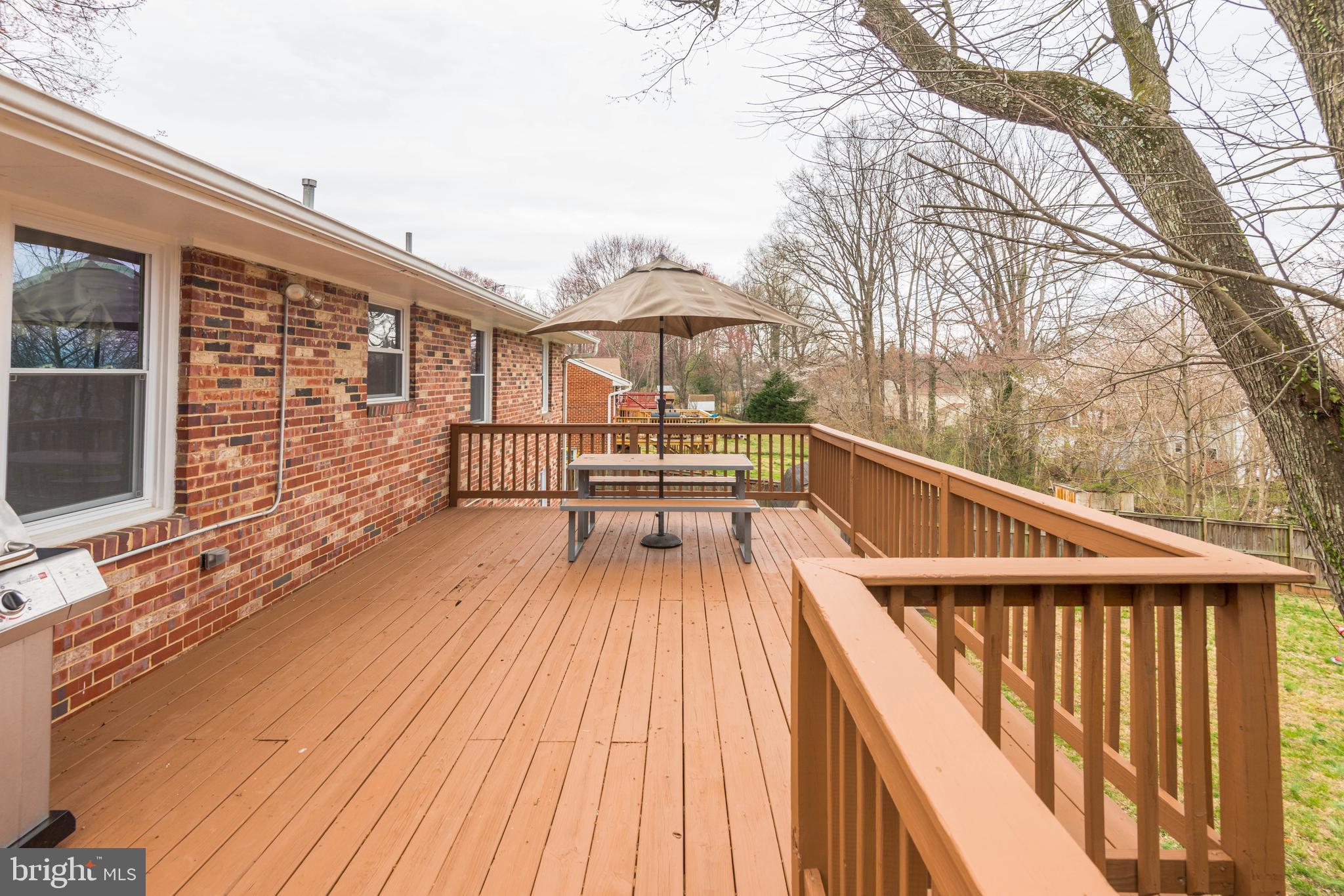 7505 Long Pine Drive Springfield, VA 22151 - Photo 27 of 63 WINTER VIEW OF THE DECK