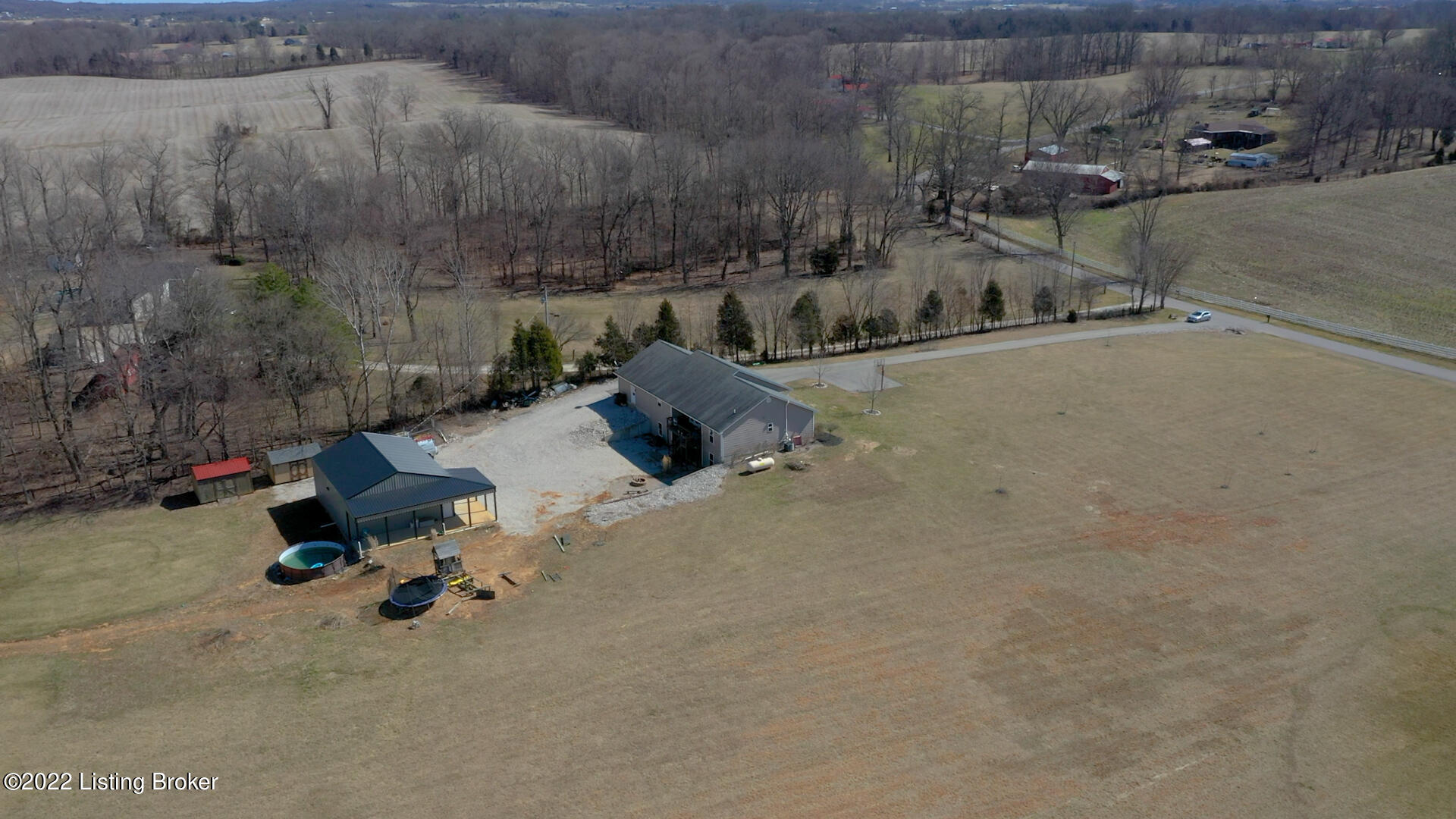 2300 Shumate Road Ekron, KY 40117 - Photo 3 of 77 drone 4-2300 Shumate Rd Ekron KY 40117
