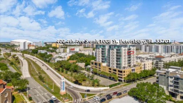 a view of a city from a balcony