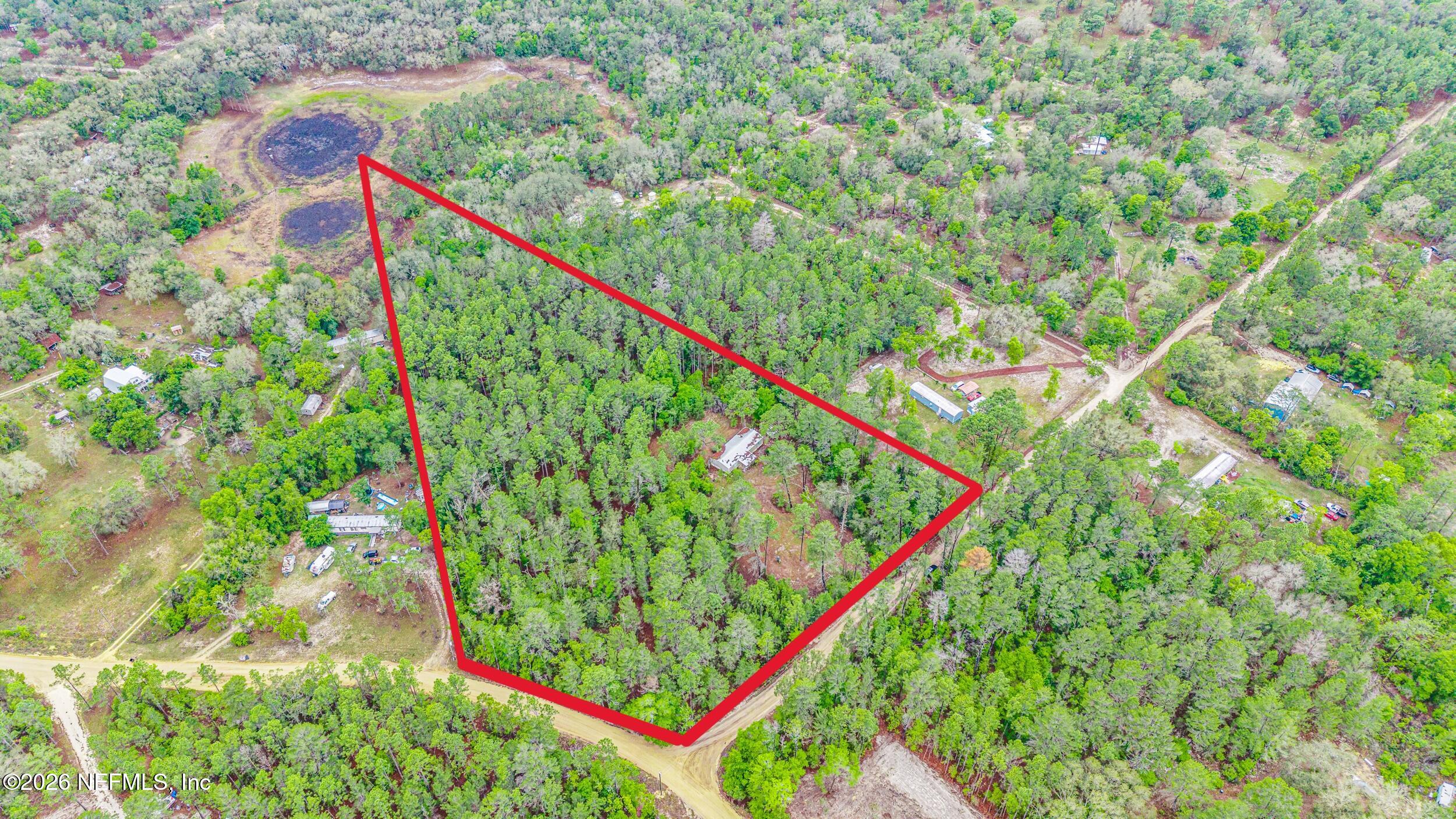 1056 Bellamy Road Melrose, FL 32666 - Photo 2 of 59 Drone Photo Property Lines