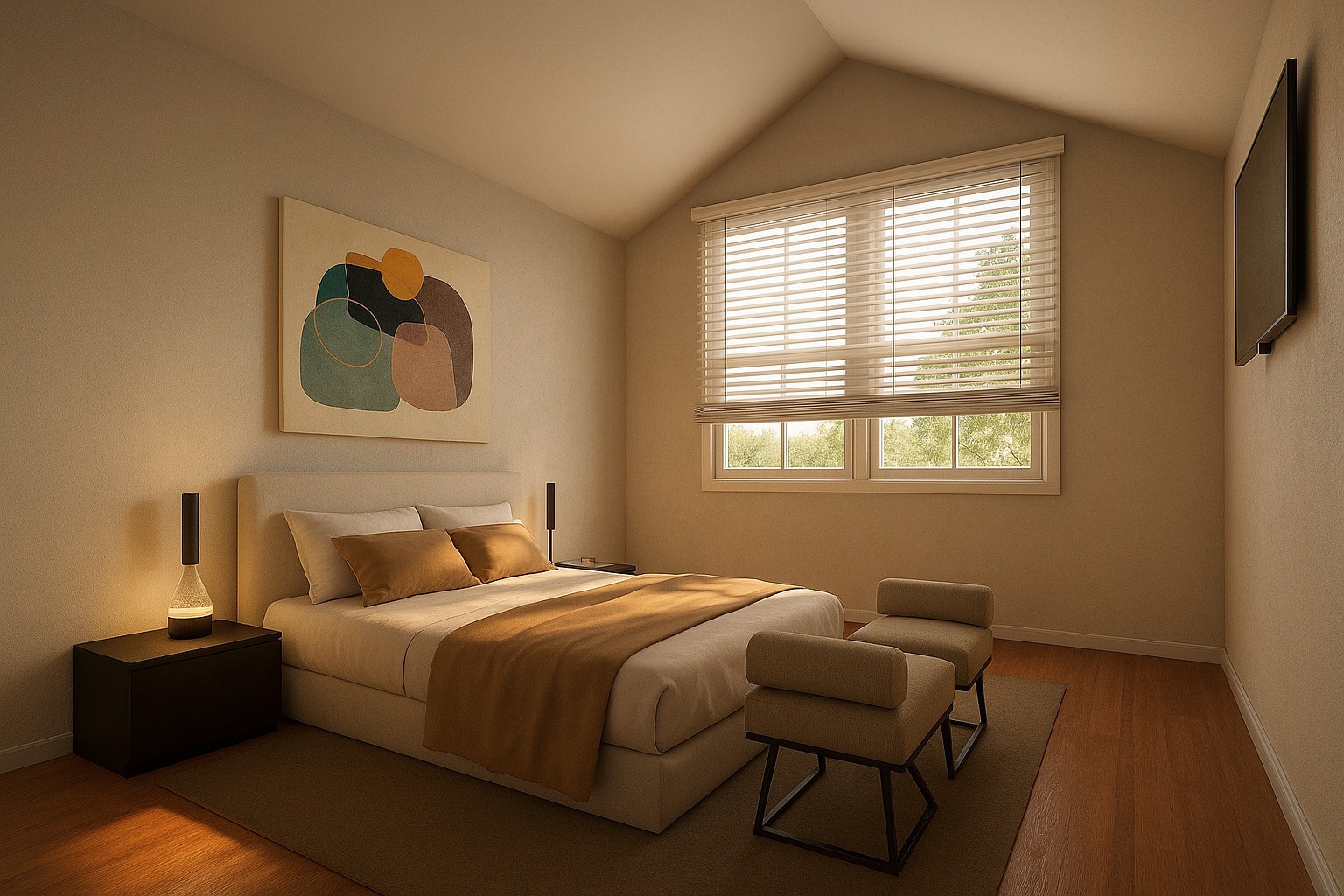 8367 Howton Street Houston, TX 77028 - Photo 9 of 10 a bedroom with a bed and a window