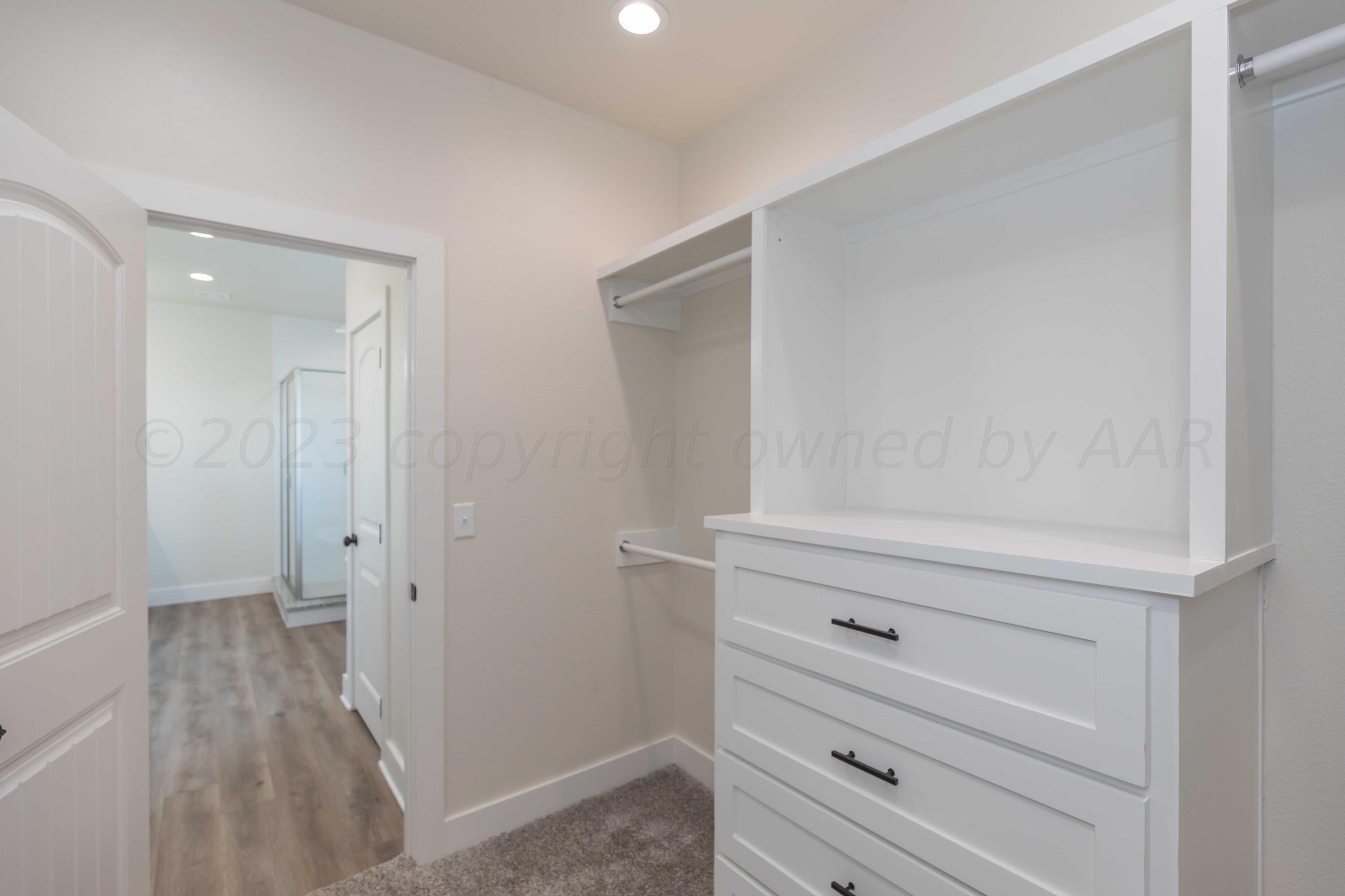 551 Snow Quail Road Canyon, TX 79015 - Photo 31 of 57 MASTER CLOSET VIEW 3