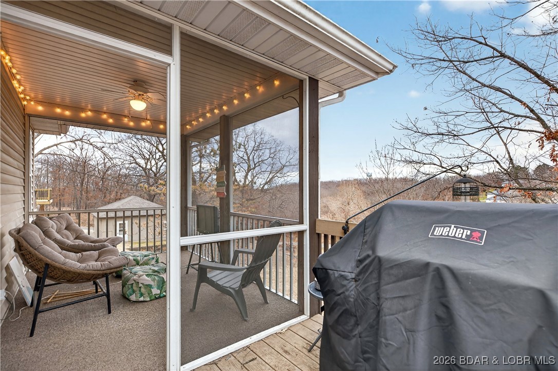 114 Watkins Road Camdenton, MO 65020 - Photo 22 of 45 Upper Level Deck to Screened-Covered Deck