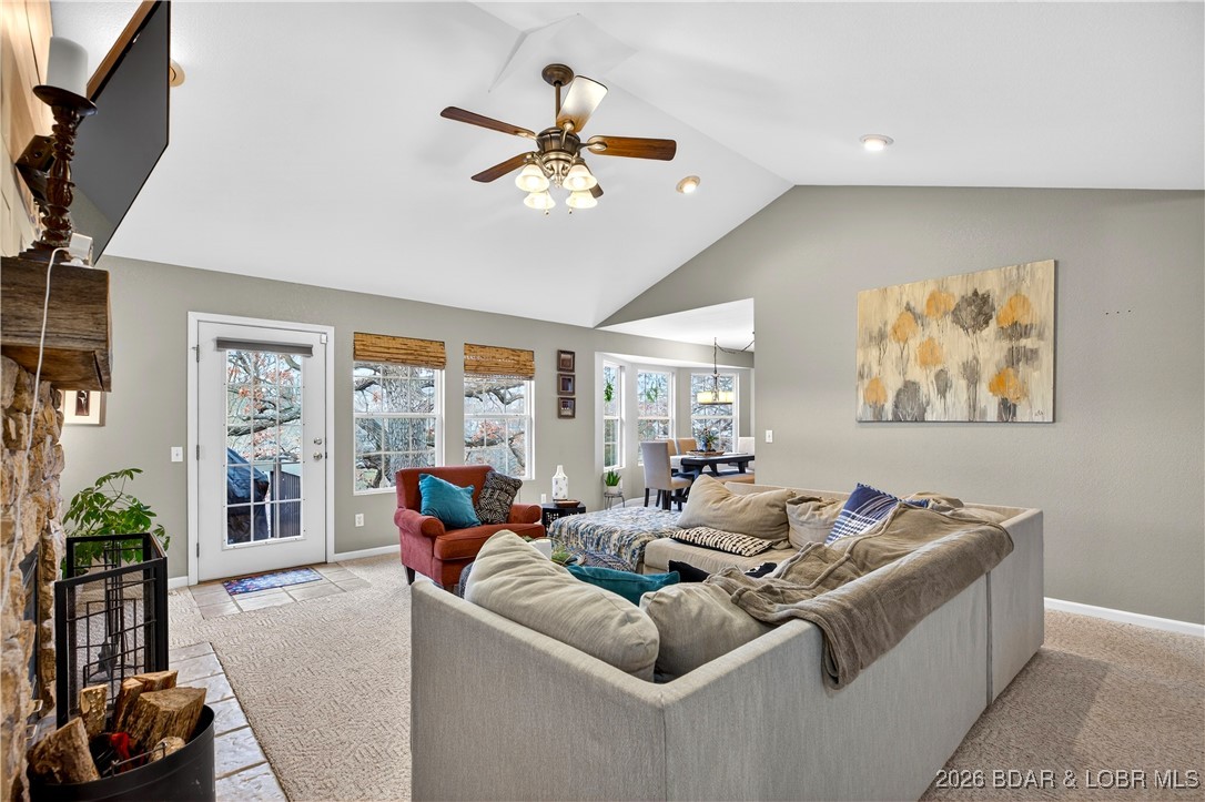 114 Watkins Road Camdenton, MO 65020 - Photo 23 of 45 Living Room to Open Deck