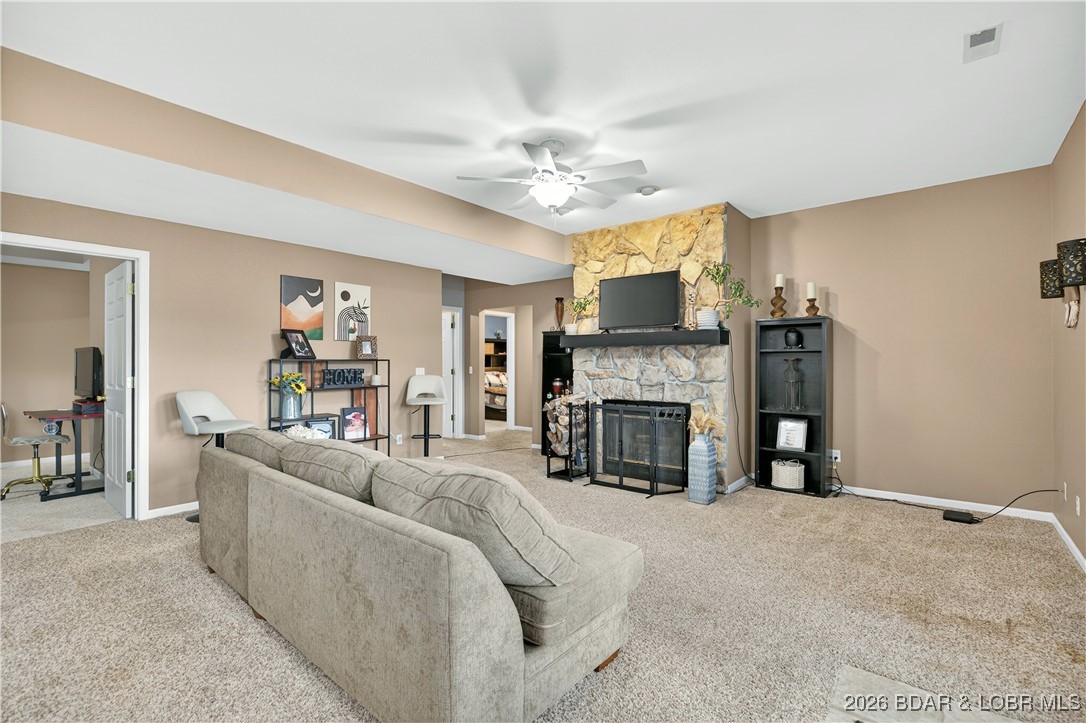 114 Watkins Road Camdenton, MO 65020 - Photo 29 of 45 Lower Level Living Space