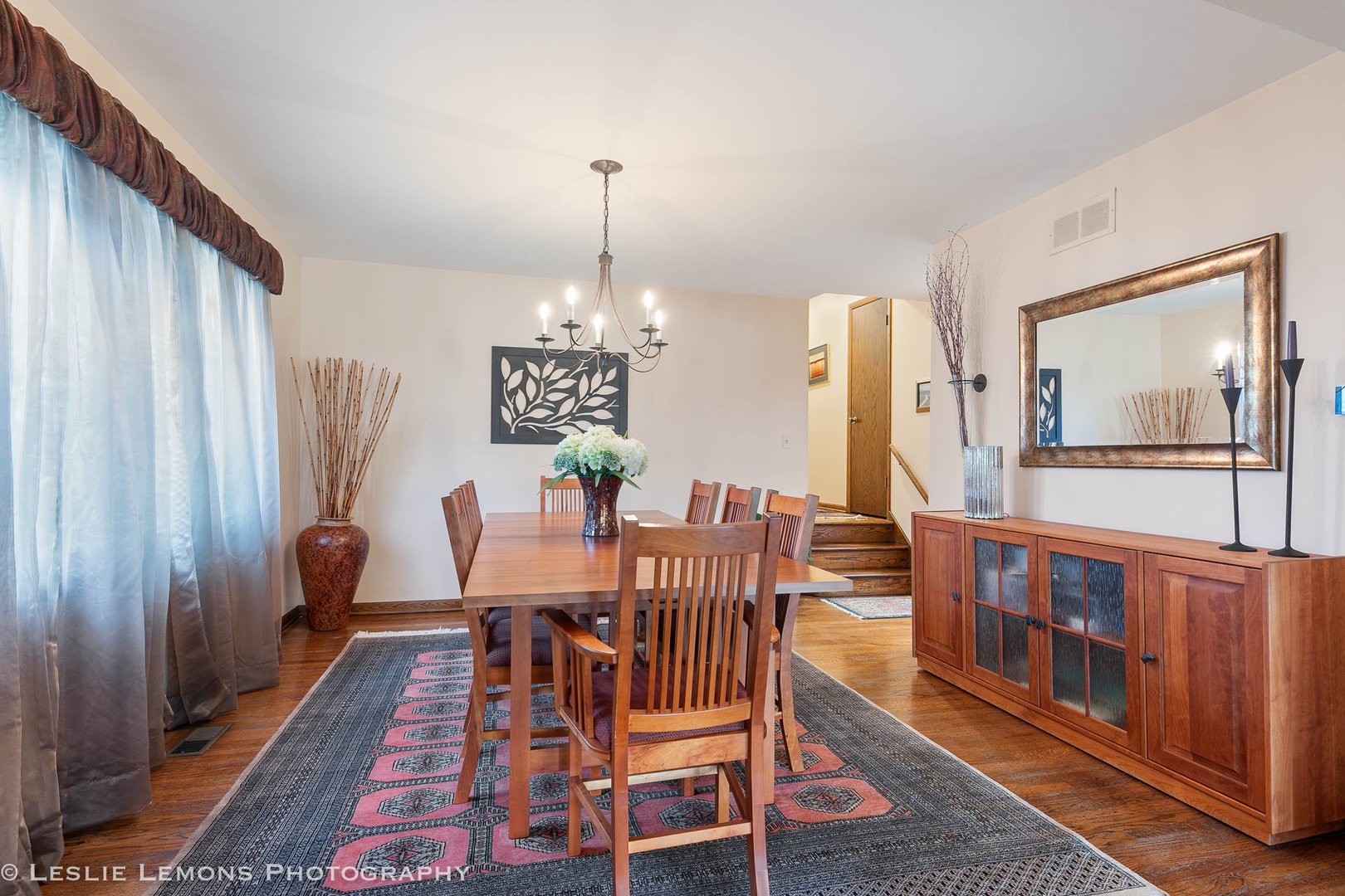 3192 Beller Drive Darien, IL 60561 - Photo 21 of 50 a view of a dining room with furniture window and wooden floor