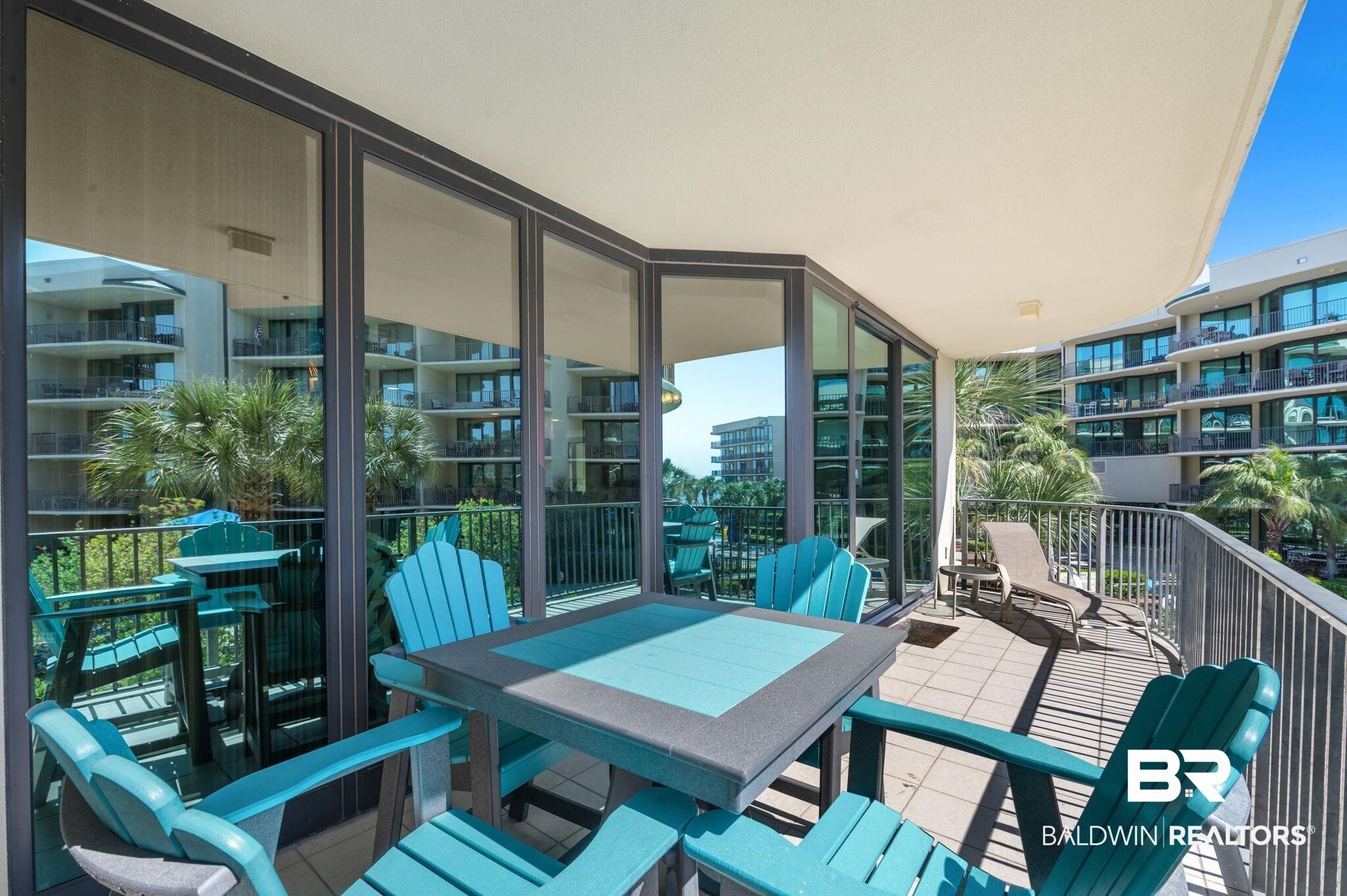 27580 Canal Road, Unit 1214 AND BOAT SLIP #62 Orange Beach, AL 36561 - Photo 40 of 67 View of balcony