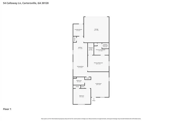 $329,900 | 54 Calloway Lane, Cartersville, GA 30120