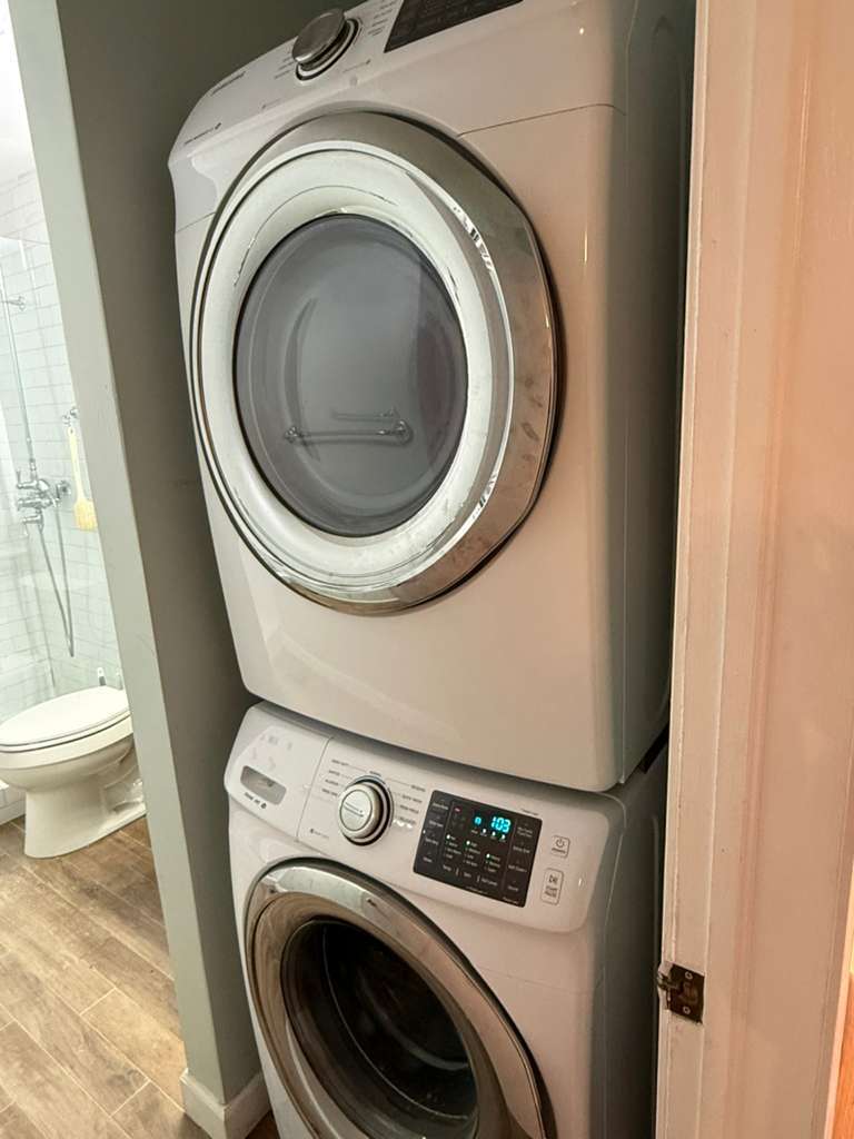 448 North Aberdeen Street, Unit 3 Chicago, IL 60642 - Photo 10 of 15 a close up view of a washer and dryer