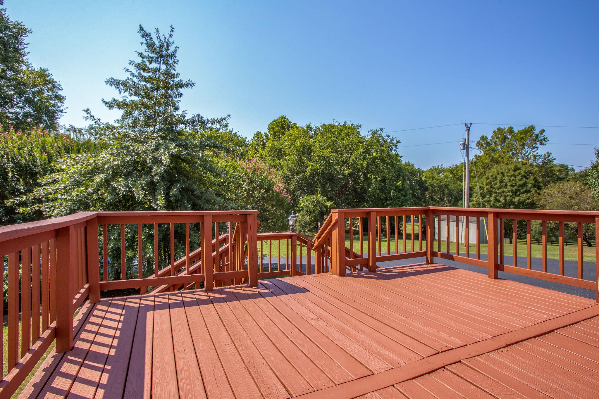 4047 Arno Road Franklin, TN 37064 - Photo 24 of 30 a view of balcony with wooden floor and fence