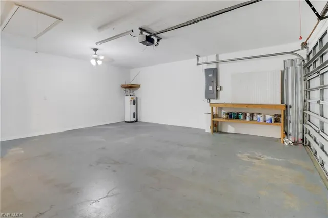 a view of water heater room