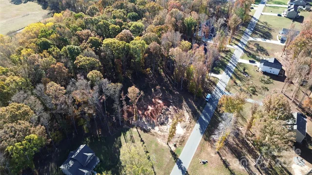 a view of empty space with trees