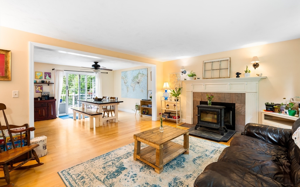 28 Birch Drive Petersham, MA 01366 - Photo 2 of 42 a living room with furniture and a fireplace