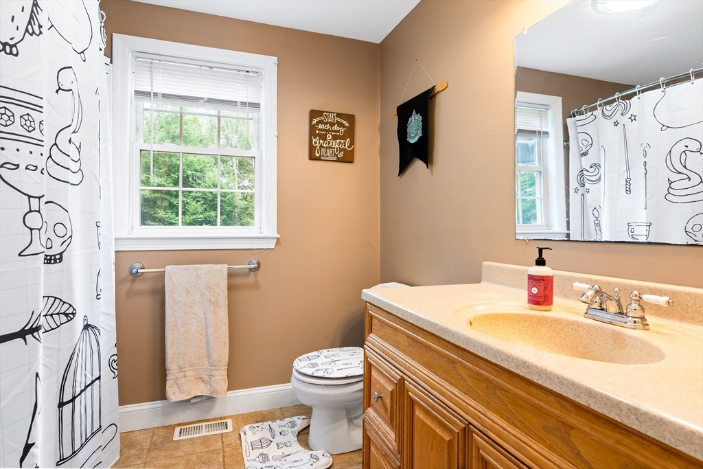 28 Birch Drive Petersham, MA 01366 - Photo 24 of 42 a bathroom with a sink toilet and a window
