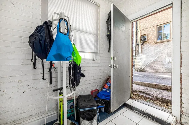 a view of city with tall buildings