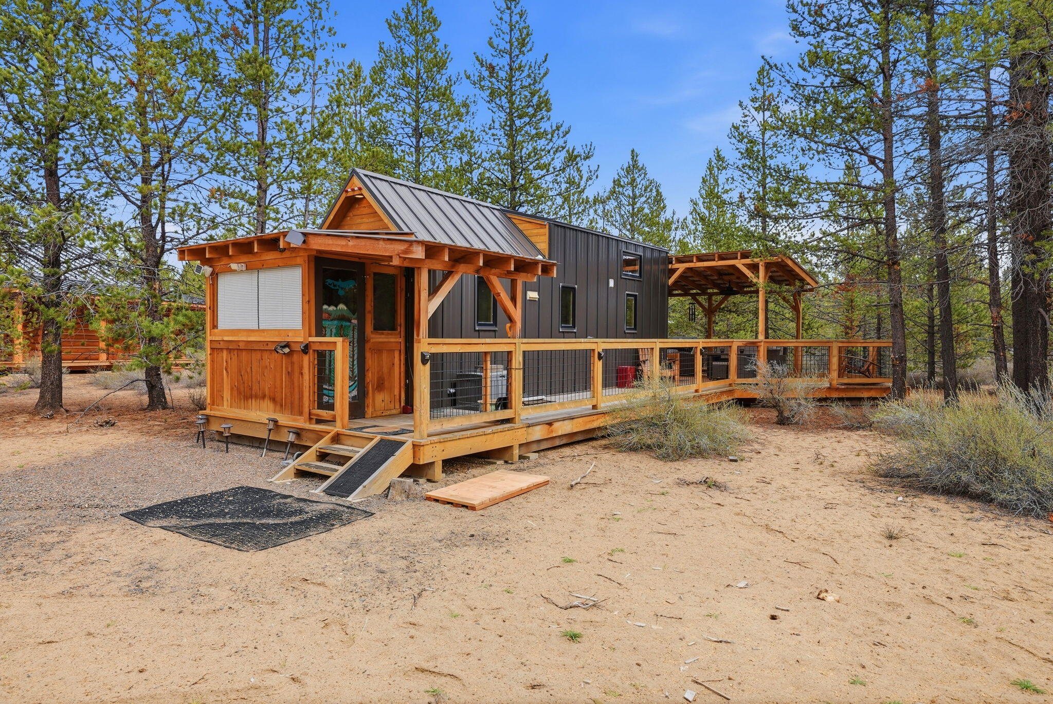 54270 Huntington Road La Pine, OR 97739 - Photo 36 of 68 a view of a house with yard and sitting area