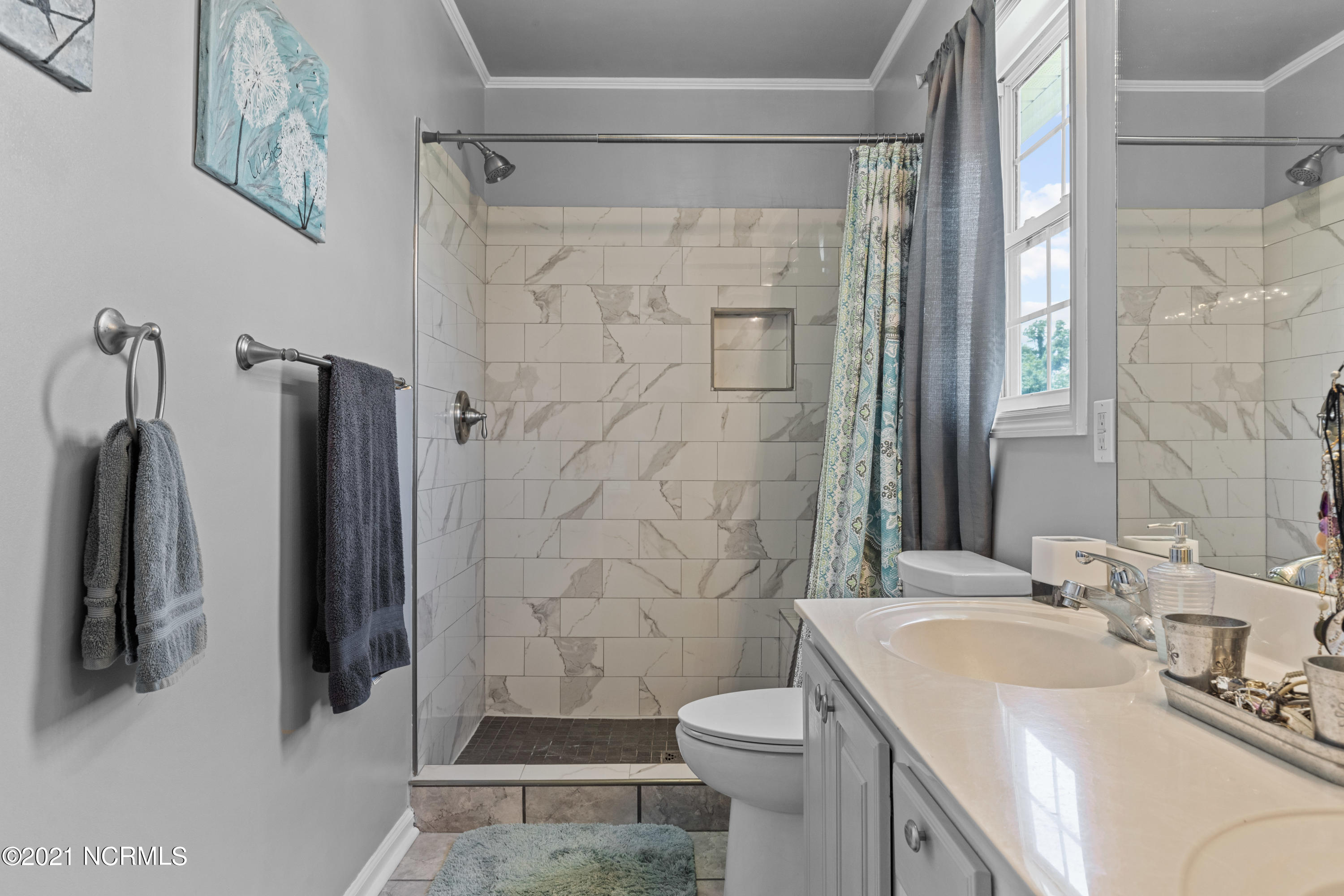 2803 Mayberry Loop Road Morehead City, NC 28557 - Photo 33 of 41 Updated master bathroom