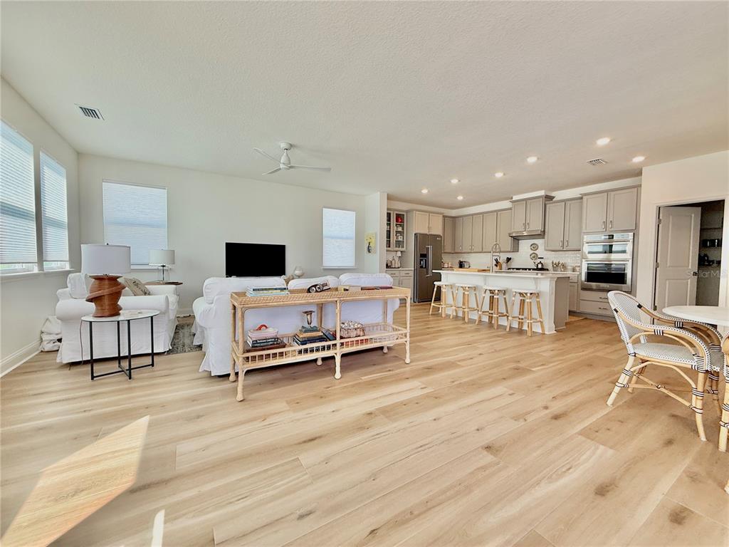 36 Signet Circle Flagler Beach, FL 32136 - Photo 14 of 45 a living room with stainless steel appliances furniture and a kitchen view