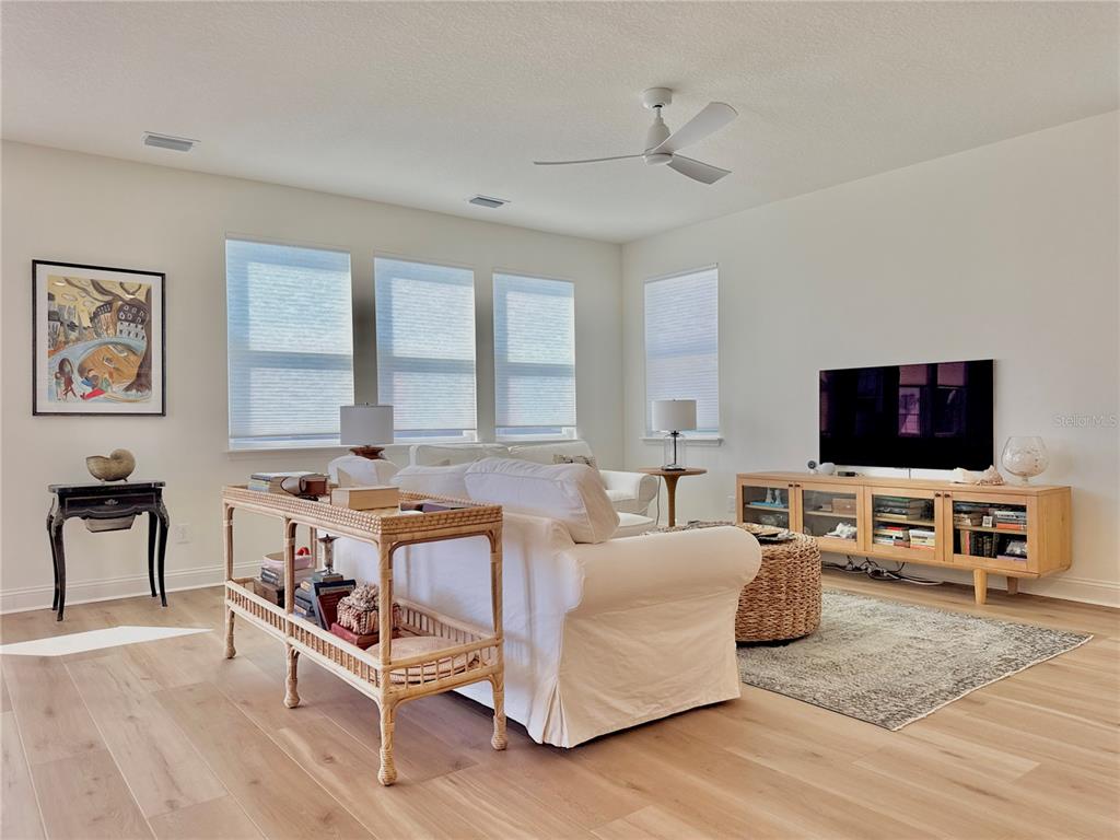 36 Signet Circle Flagler Beach, FL 32136 - Photo 16 of 45 a living room with furniture and a flat screen tv