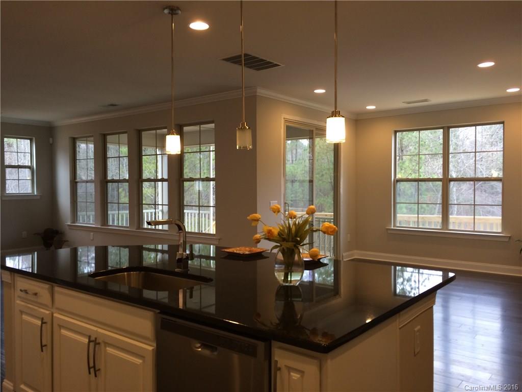 121 Helton Lane, Unit 47 Fort Mill, SC 29708 - Photo 2 of 20 a kitchen with granite countertop a sink and a counter top space