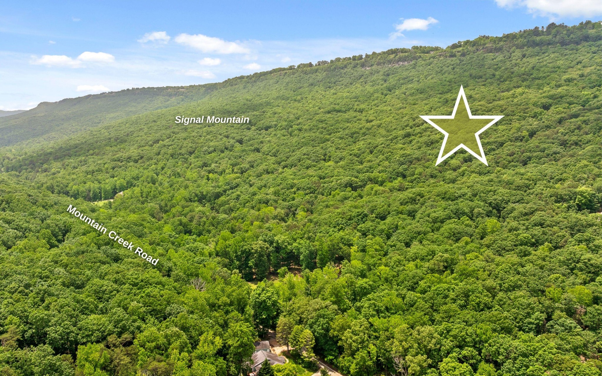 0 East Brow Road Chattanooga, TN 37415 - Photo 17 of 31 a backyard of a house with a yard and mountain view