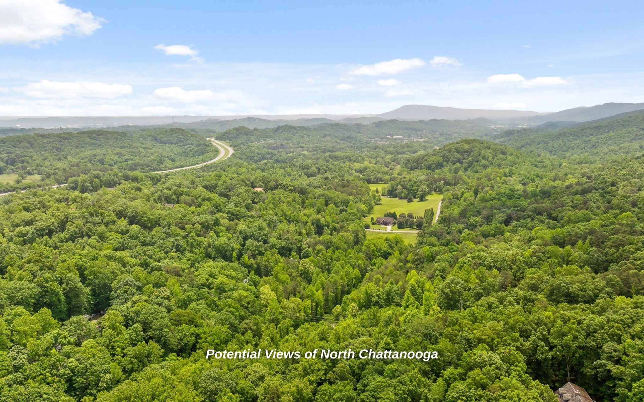 0 East Brow Road Chattanooga, TN 37415 - Photo 20 of 31 a view of a city with lush green forest